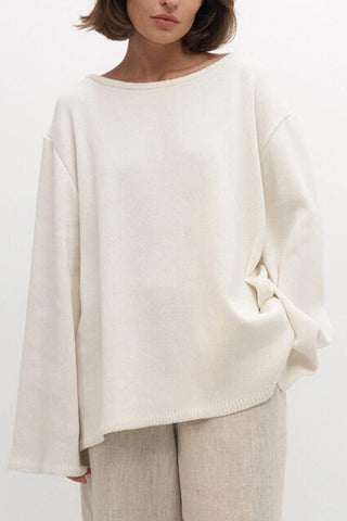 Oversized Knit Top
