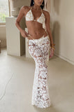 Floral Lace Three Piece Set