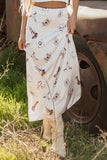 Western-Inspired Print Skirt