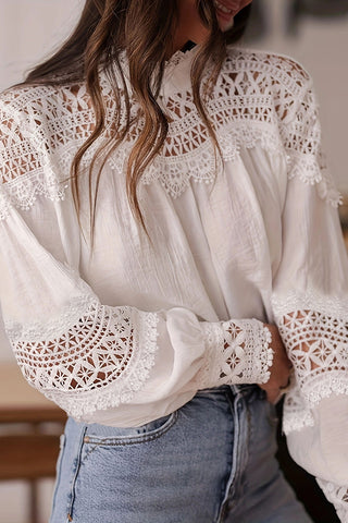 Lace Detail Blouse with Elegant Design