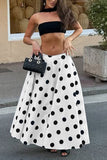Polka Dot Maxi Skirt