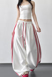 Relaxed Stripe Casual Pants