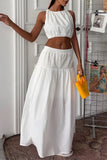 Elegant Two-Piece Skirt Set