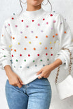 Playful Polka Dot Sweater