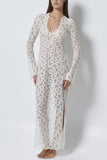 Elegant Lace Long Dress