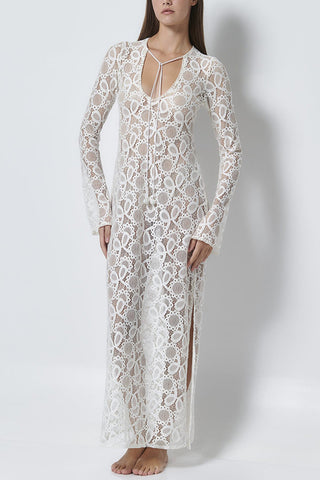 Elegant Lace Long Dress