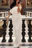 Elegant Off-Shoulder Evening Gown