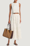Lace Crop Top and Skirt Set