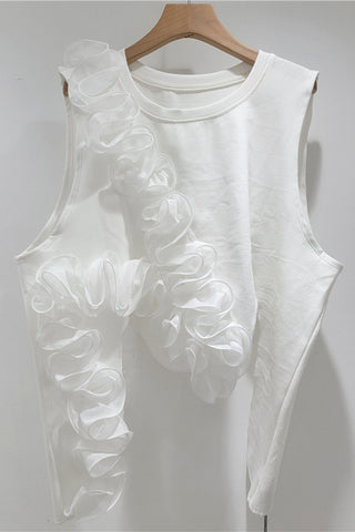 Ruffle Accent Tank Top