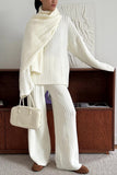 Cable Knit Sweater and Pants Set