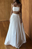 Elegant Two-Piece Skirt Set