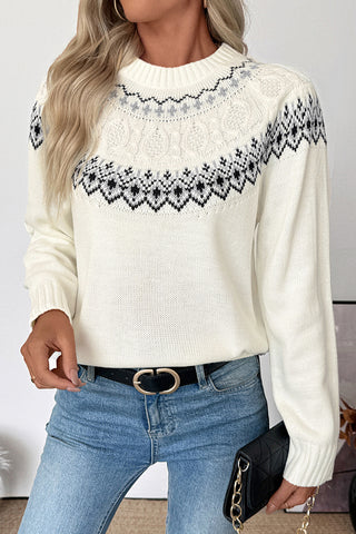 Scandinavian-Inspired Patterned Sweater