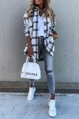 Stylish Button-Down Shacket