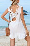 Elegant Back Detail Beach Cover-Up