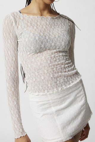 Long Sleeve Lace Top