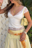 Lace Trim Tank Top