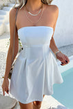 Strapless A-Line Evening Dress