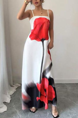 Floral Print Maxi Dress