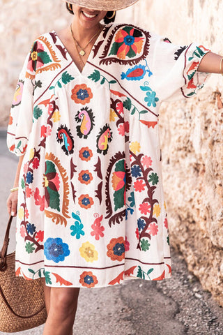 Boho Printed Casual Dress