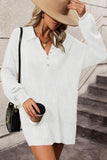 Button-Down Sweater Dress