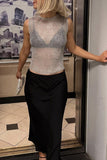 Sleeveless Knit Tank Top