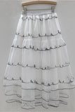 Tiered Midi Skirt