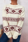 Snowflake Pattern Sweater