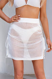 Sheer Mesh Mini Sarong Cover-Up