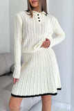 Knit Sweater and Skirt Set