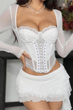 Lace-Up Corset Top