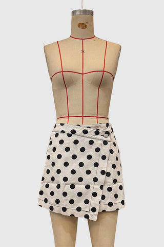 Polka Dot Mini Skirt