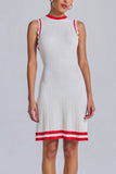Sleeveless Knit Casual Dress