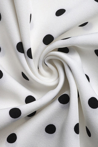 Polka Dot Halter Midi Dress