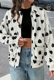 Heart Pattern Casual Jacket