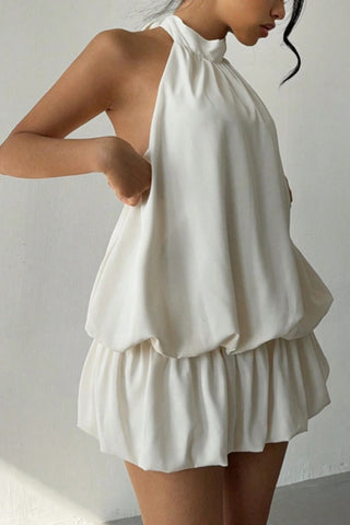 Halter Neck Mini Dress