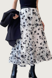 Floral Chiffon Maxi Skirt