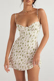 Floral Print Casual Mini Dress