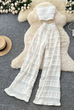 Tiered Bustier and Pants Set