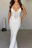 Crochet Patterned Maxi Dress