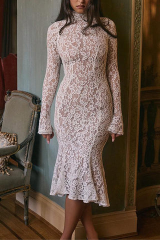 Elegant Lace Evening Dress