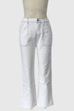 Casual Straight-Leg Denim Jeans