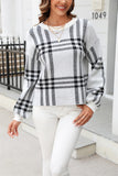 Plaid Patterned Sweater