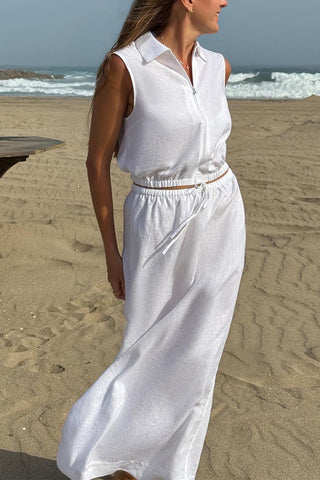 Elegant Two-Piece Skirt Set