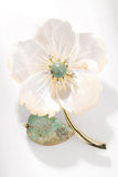 Elegant Floral Brooch