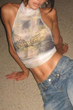 Tie-Back Halter Top