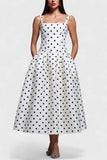 Polka Dot Evening Dress