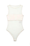 Sleeveless Sheer Bodysuit