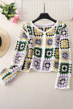 Crochet Pattern Button-Up Blouse