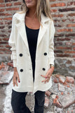 Chic Button-Front Collar Jacket