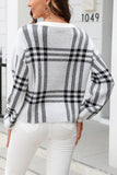 Plaid Patterned Sweater